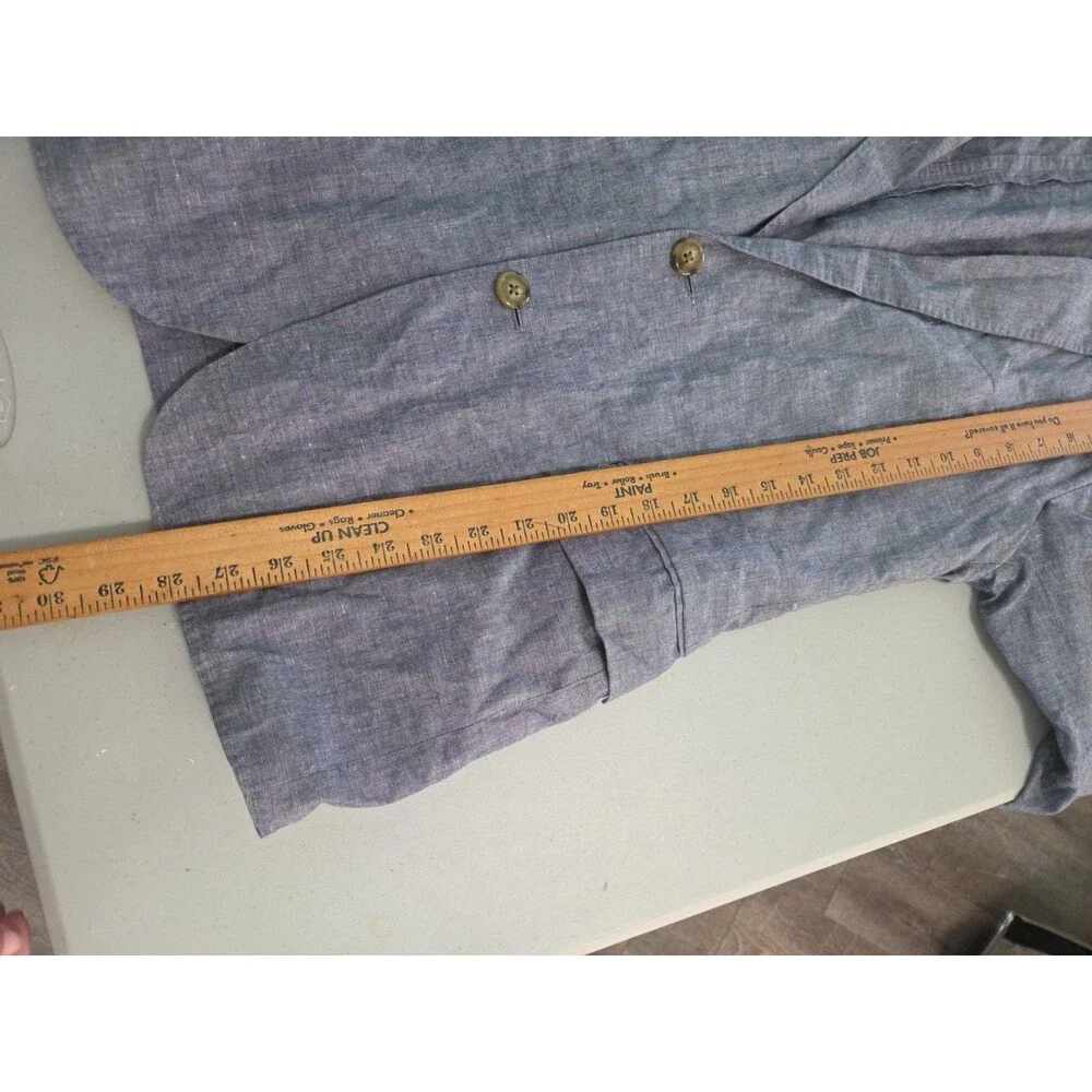Men's J. Crew Ludlow #F127 Chambray Somelos Suit Jacket 40r slim